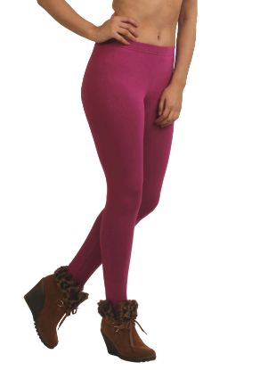 Picture of Frenchtrendz Cotton Spandex Violet Ankle Leggings