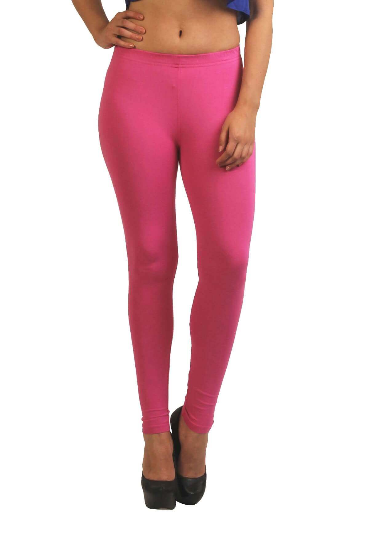 Buy Light Pink Churidars & Leggings for Women by W Online | Ajio.com