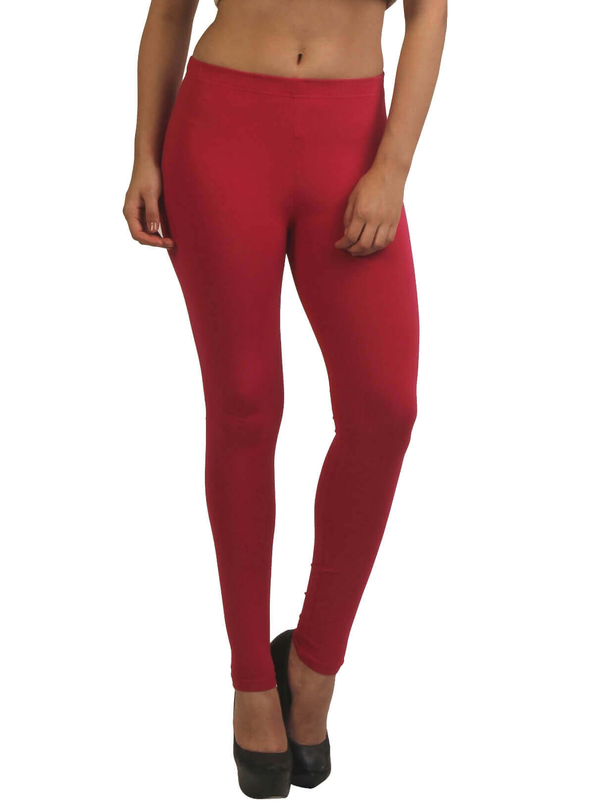 Buy online High Rise Solid Legging from Capris & Leggings for Women by  Indian Flower for ₹359 at 0% off | 2024 Limeroad.com