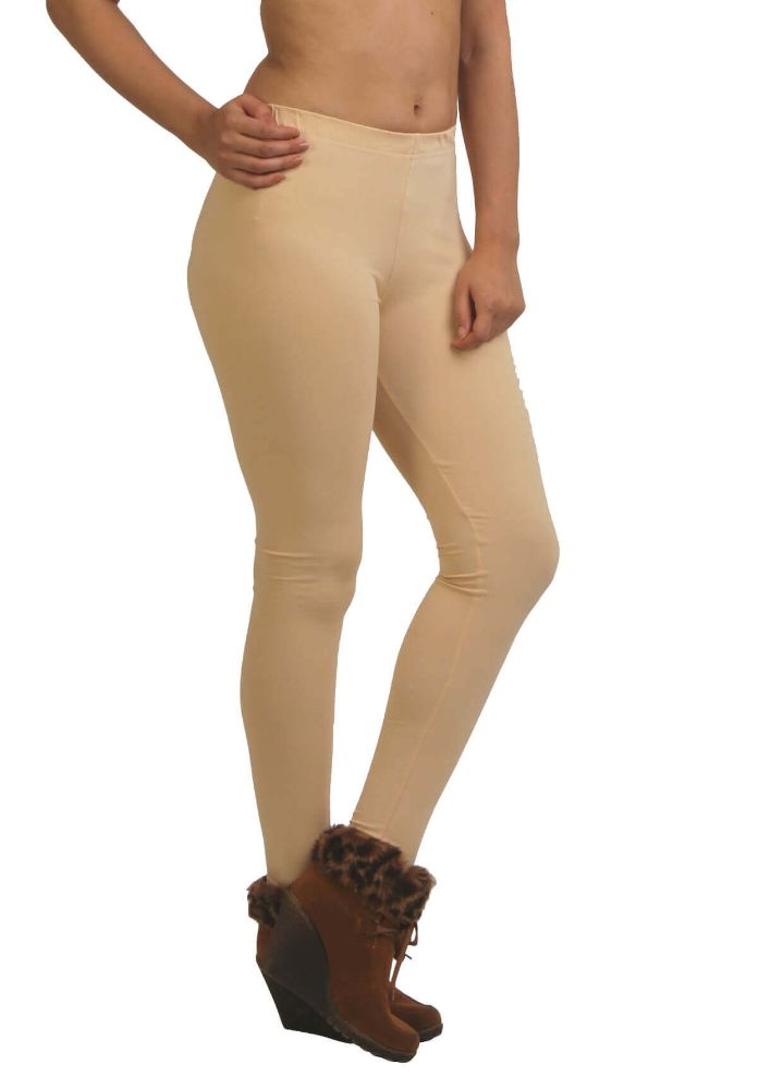 Picture of Frenchtrendz Cotton Spandex Skin Ankle Leggings