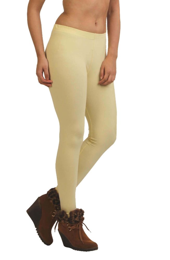 Picture of Frenchtrendz Cotton Spandex Butter Ankle Leggings