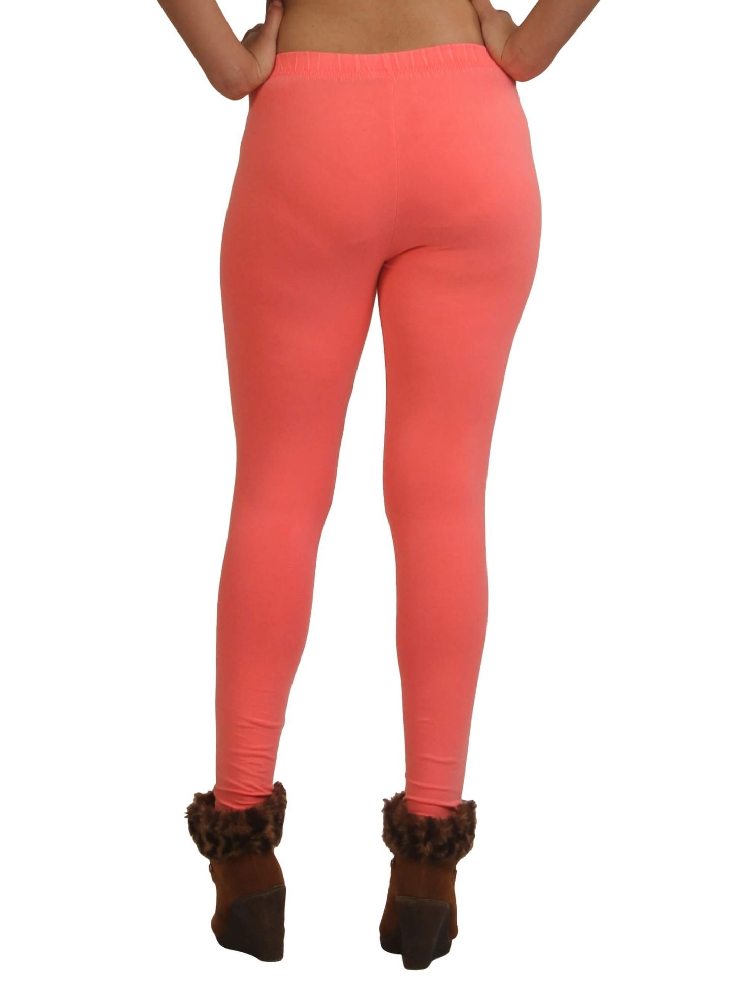 Frenchtrendz  Buy Frenchtrendz Cotton Spandex Red Ankle Leggings Online  India