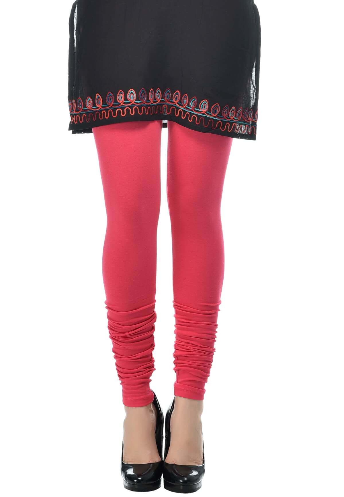 Beautiful Mehendi Color Churidar Leggings Plain Indian Cotton Churidar  Leggings – Lady India