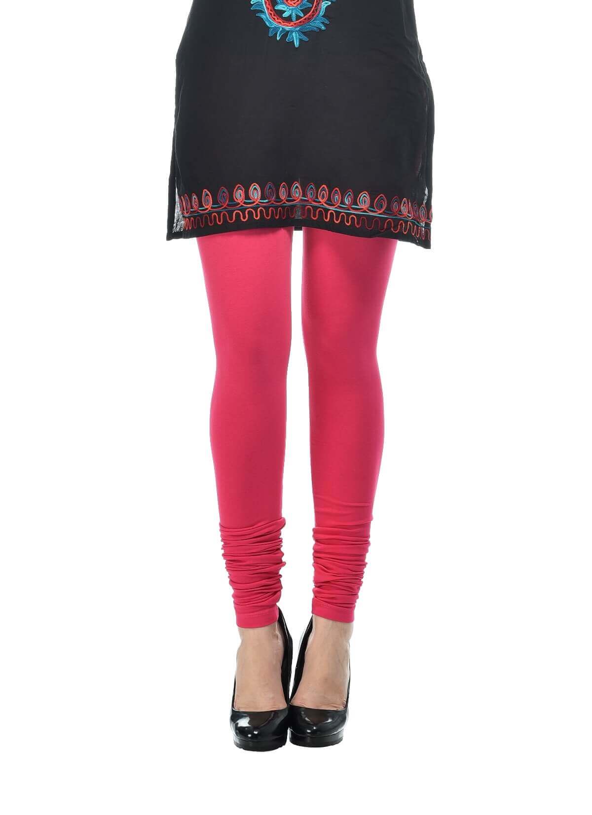 Red Premium Lyra stretchable Churidar leggings – Indi Ethnics