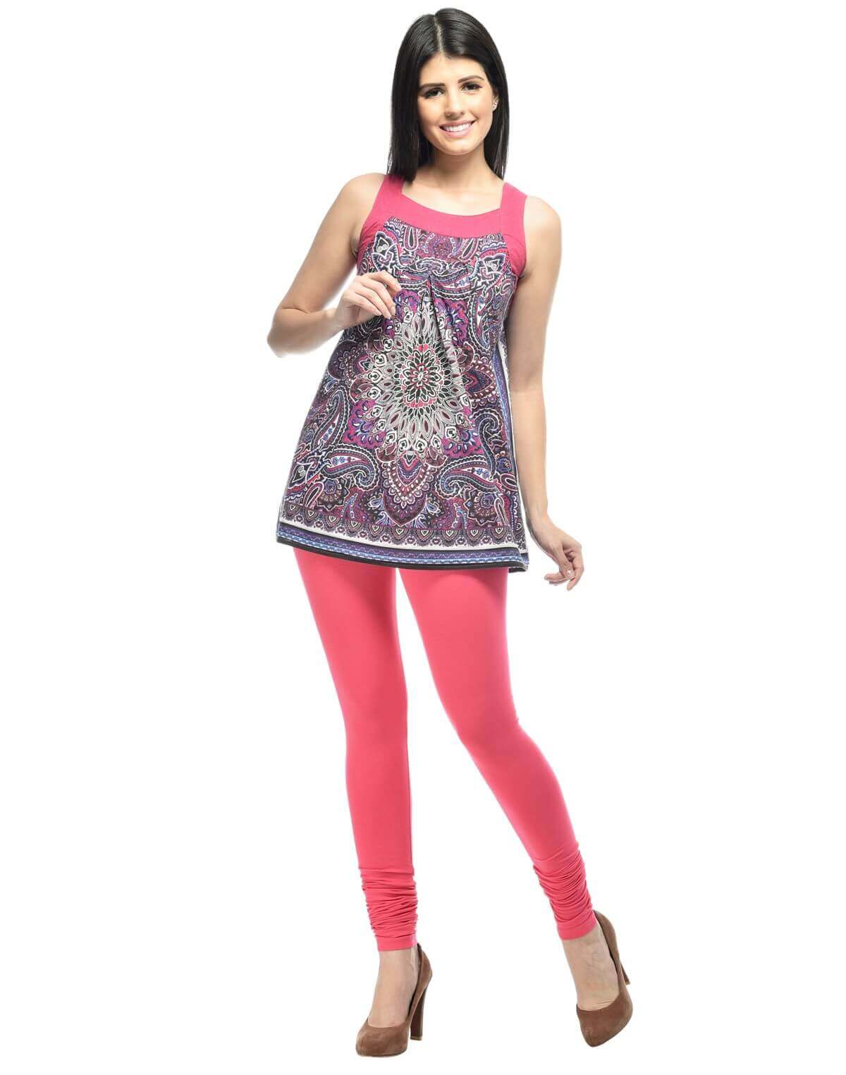 Buy INDIAN FLOWER Women Lycra Solid Green & Red Legging Online at Low  Prices in India - Paytmmall.com