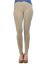 Picture of Frenchtrendz Cotton Melange Spandex Camel Melange Ankle Leggings