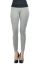 Picture of Frenchtrendz Cotton Melange Spandex Light Grey Ankle Leggings
