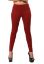 Picture of Frenchtrendz Cotton Modal Spandex Dark Maroon Solid Look Jegging