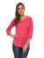 Picture of Frenchtrendz Cotton Poly Pink T-Shirt