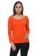 Picture of Frenchtrendz Cotton Spandex Rust Red Scoop Neck Full Sleeve Top