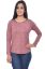 Picture of Frenchtrendz Grindle Maroon Leather Stud Top