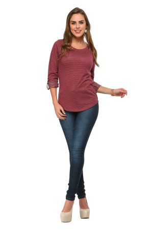 https://frenchtrendz.com/images/thumbs/0002164_frenchtrendz-cotton-poly-dark-maroon-polka-dot-roll-up-sleeve-tops_450.jpeg