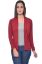 Picture of Frenchtrendz Viscose Spandex Maroon Medium Length Shrug