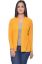Picture of Frenchtrendz Viscose Crepe Mustard Front Placket Medium Length full Sleeve Shrug