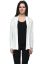 Picture of Frenchtrendz Viscose Crepe Ivory Front Placket Medium Length full Sleeve Shrug