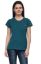 Picture of Frenchtrendz Cotton Slub Teal Round Neck short Sleeve Medium Length Tees