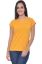 Picture of Frenchtrendz Cotton Mustard Round Neck Half Sleeve Medium Length T-Shirt