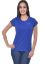 Picture of Frenchtrendz Cotton Ink Blue Round Neck Half Sleeve Medium Length T-Shirt