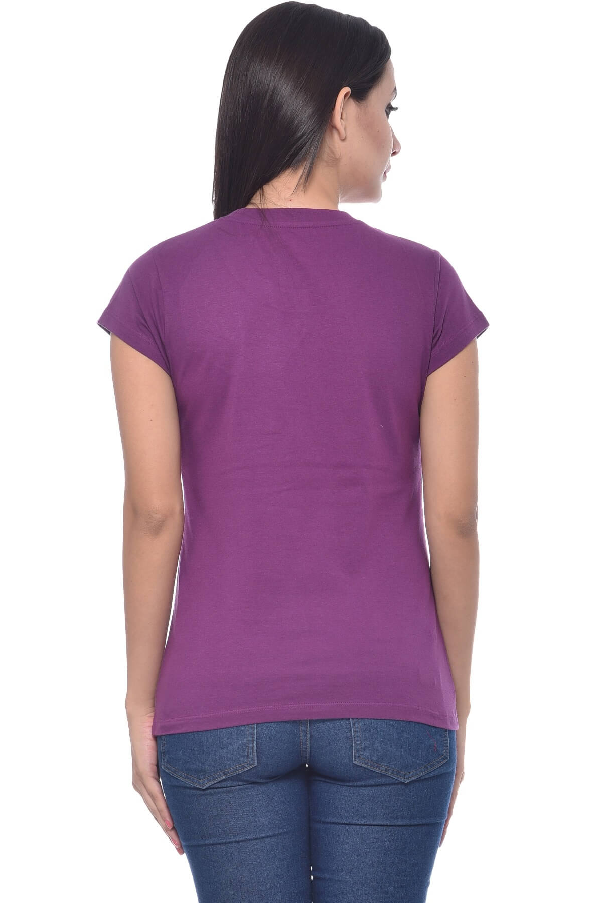 Pieces roll neck top in purple | ASOS