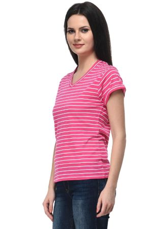 https://frenchtrendz.com/images/thumbs/0003620_frenchtrendz-cotton-pink-white-v-neck-rolled-half-sleeve-strip-medium-length-top_450.jpeg