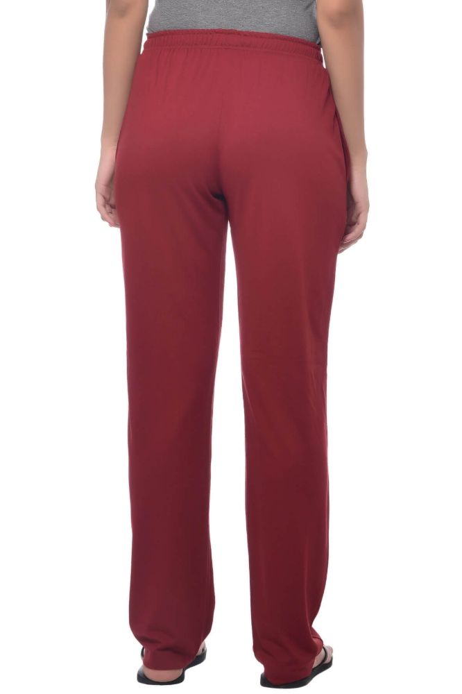 Picture of Frenchtrendz Rayon Poly Dark Maroon Lower
