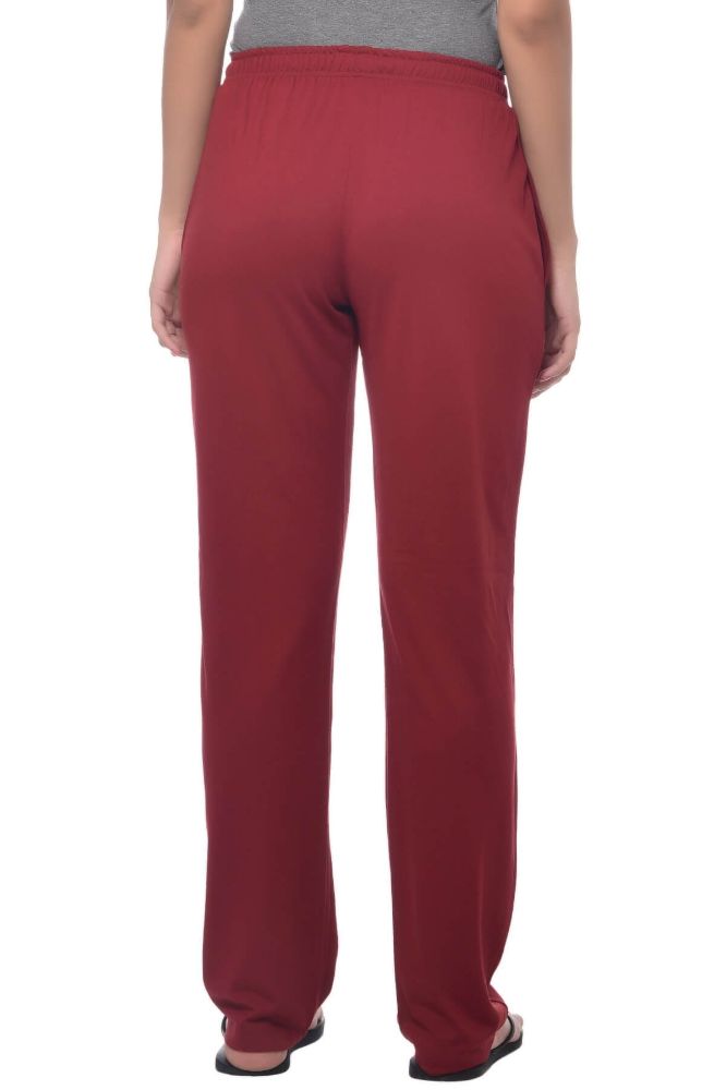 Picture of Frenchtrendz Rayon Poly Dark Maroon Lowers