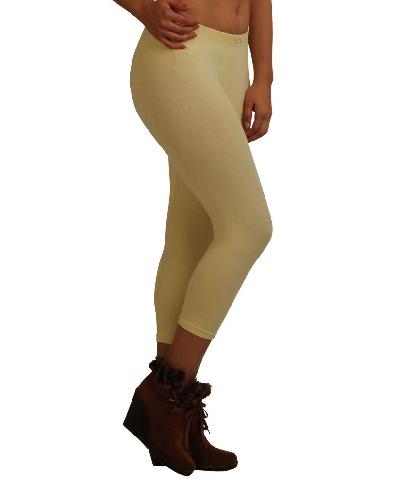 Picture of Frenchtrendz Cotton Spandex Butter Capri