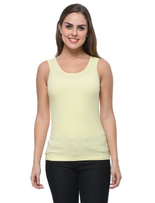 Picture of Frenchtrendz Cotton Spandex Butter Medium Length Tank Tops