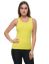 Picture of Frenchtrendz Cotton Spandex Neon Yellow Medium Length Tank Tops