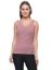 Picture of Frenchtrendz Cotton Spandex Maroon White Medium Length Stripe Tank Tops