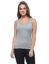 Picture of Frenchtrendz Rib Viscose Grey Medium Length Tank Tops