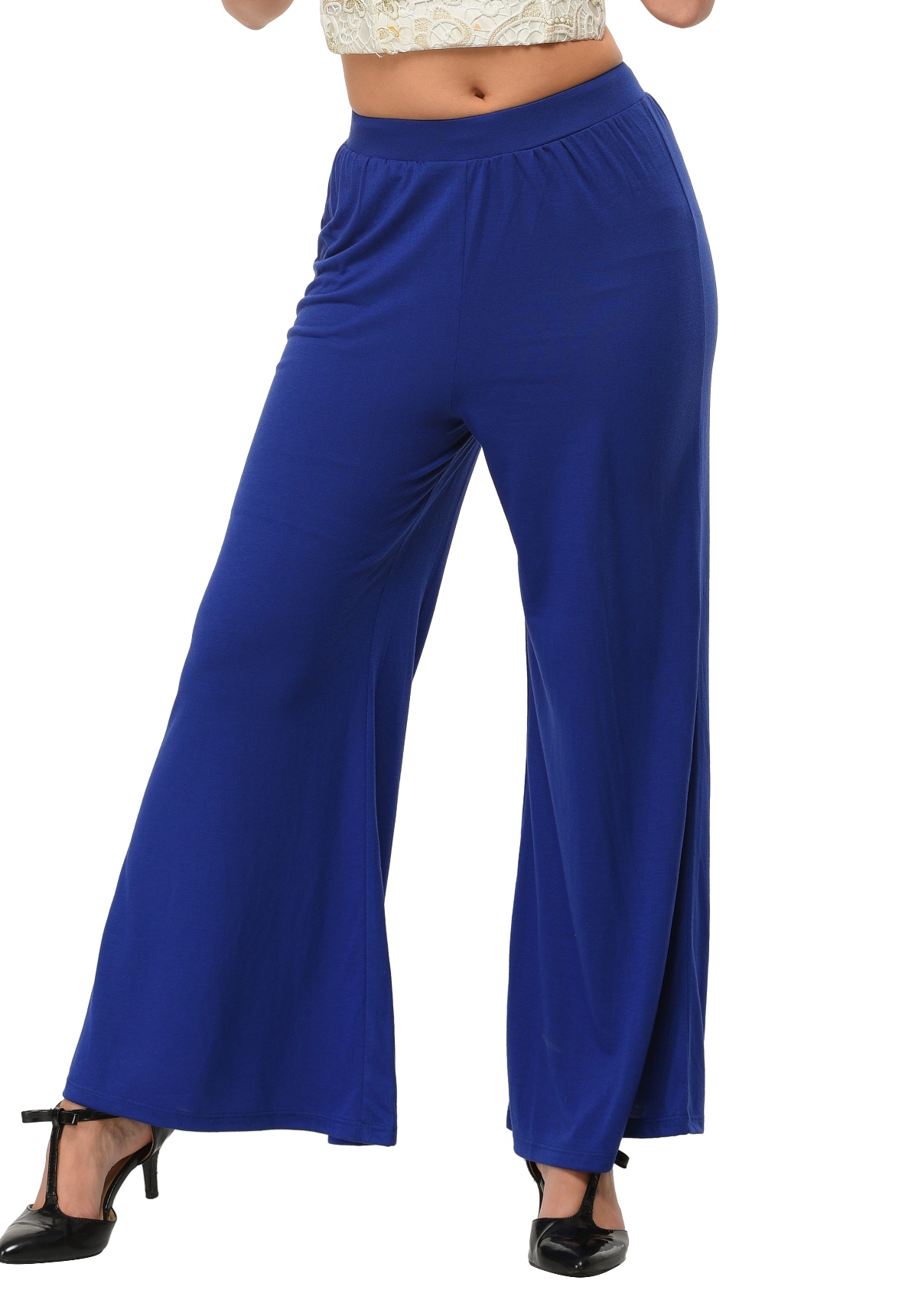 Buy Blue Palazzo Pants for Women Online in India  Indya
