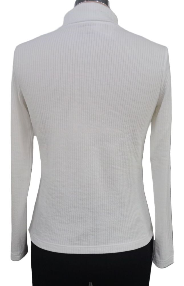 Picture of Frenchtrendz winter white high neck t-shirt