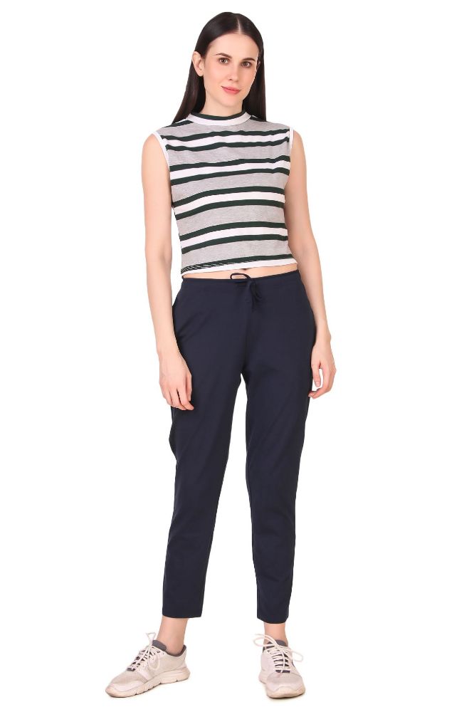 Picture of Frenchtrendz Cotton Poly Navy Lower