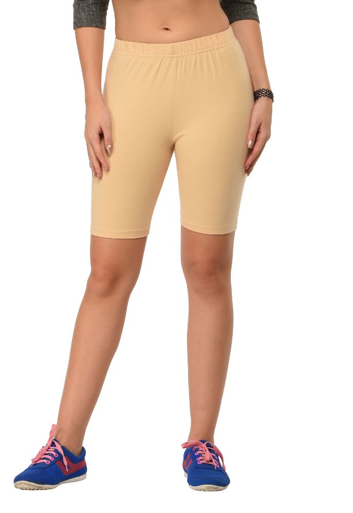 Picture of Frenchtrendz Cotton Spandex Skin Shorts