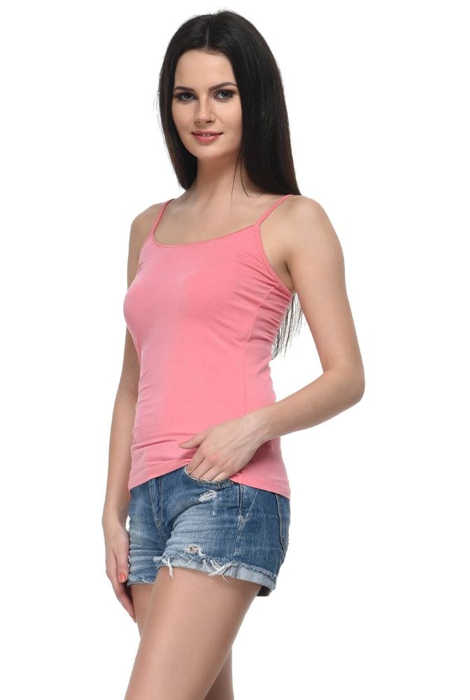 Picture of Frenchtrendz Modal Spandex Coral Medium Length Camisole