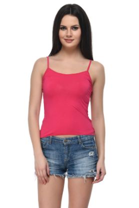 Picture of Frenchtrendz Modal Spandex Pink Short Length Camisole