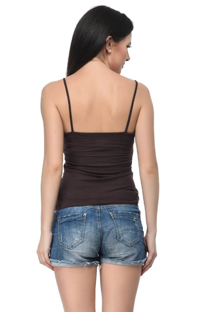 Picture of Frenchtrendz Modal Spandex Chocolate Short Length Camisole