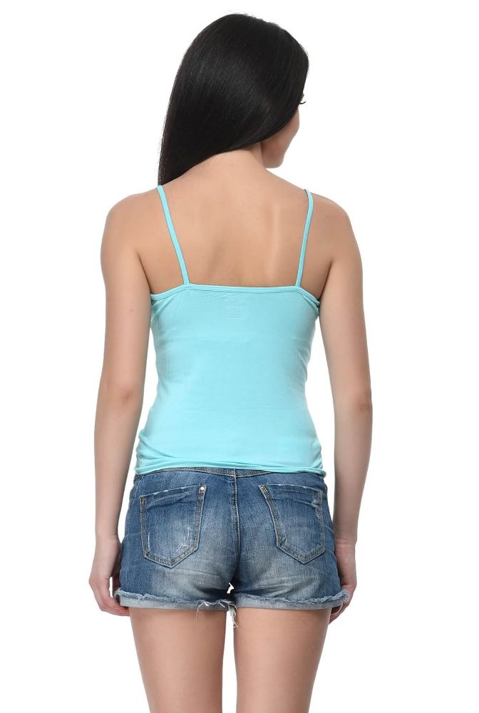 Picture of Frenchtrendz Modal Spandex Aqua Short Length Camisole