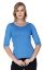 Picture of Frenchtrendz Viscose Royal Blue Bateu Neck 3/4 Sleeve Top
