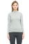 Picture of Frenchtrendz Cotton Spandex Light Grey mock neck Full Sleeve Top