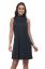 Picture of Frenchtrendz Poly Viscose Slate Mock Neck Bodycon Sleeveless Dress