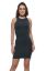 Picture of Frenchtrendz Viscose Spandex Charcoal Round Neck Sleeveless Bodycone Dress