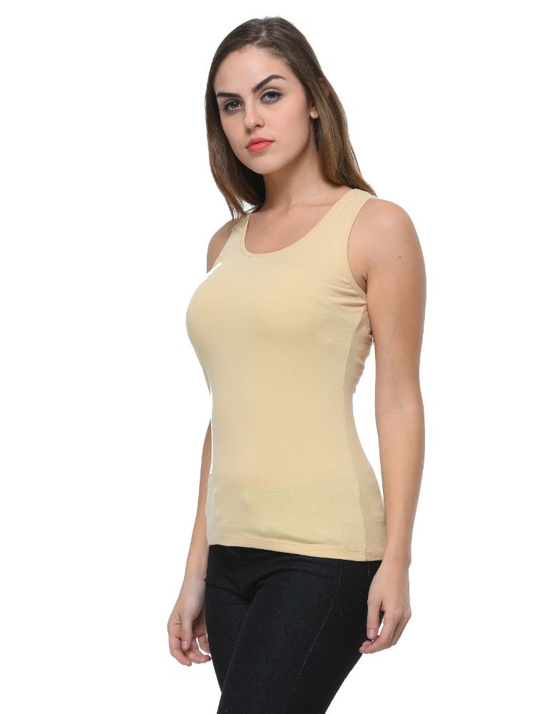 Picture of Frenchtrendz Cotton Spandex Skin Medium Length Tank Top