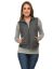 Picture of Frenchtrendz Cotton Spandex Grey White Sleeveless Jacket