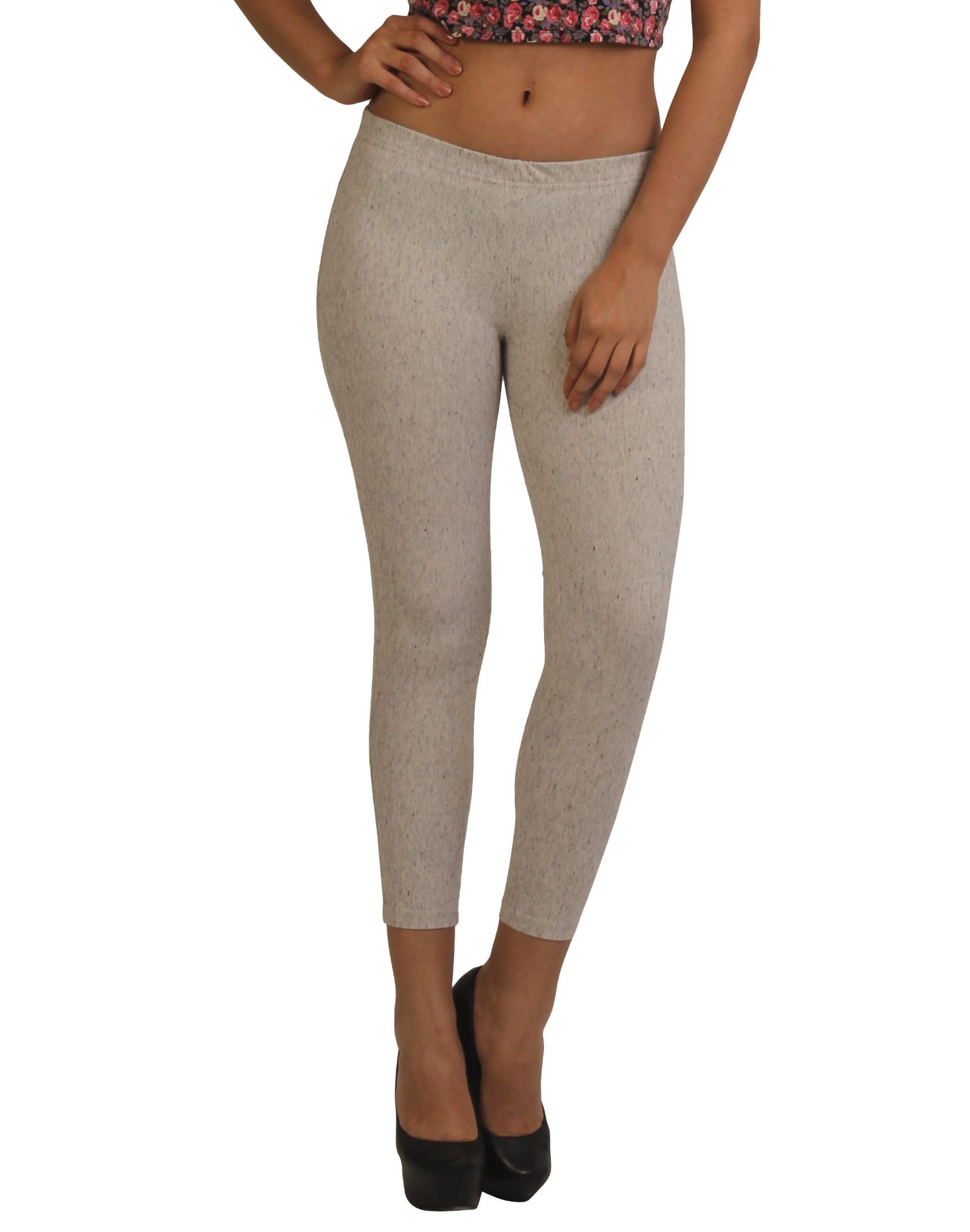 Buy SPIFFY Women Full Length Casual D. GREY Cotton Spandex Legging Online  at Best Prices in India - JioMart.