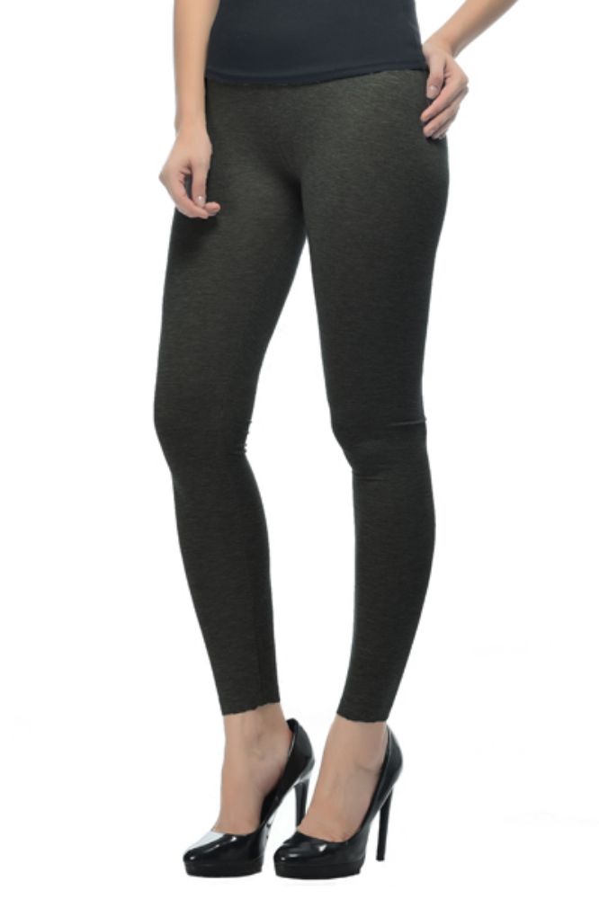 Buy online Dark Olive Cotton Leggings from Capris & Leggings for Women by  Frenchtrendz for ₹849 at 66% off | 2024 Limeroad.com