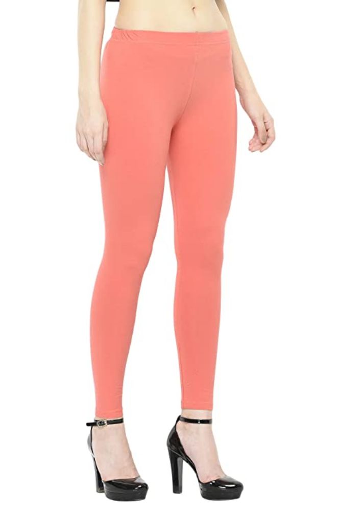 Buy online Orange Cotton Spandex Leggings from Capris & Leggings for Women  by Frenchtrendz for ₹1169 at 53% off | 2024 Limeroad.com