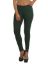 Picture of Frenchtrendz Viscose Spandex Dark Green Ankle Leggings