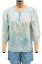 Picture of Frenchtrendz Women's Tie & Dye mint green Cotton Top